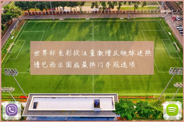 世界杯竞彩投注量激增反映球迷热情巴西法国成最热门夺冠选项